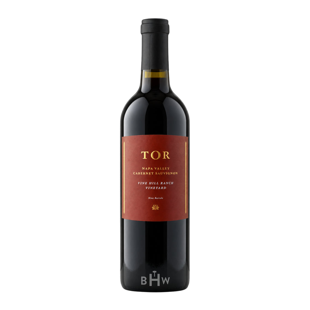 2021 Tor 'Vine Hill Ranch Vineyard' Cabernet Sauvignon Napa Valley single red wine bottle, curated by Big Hammer Wines.