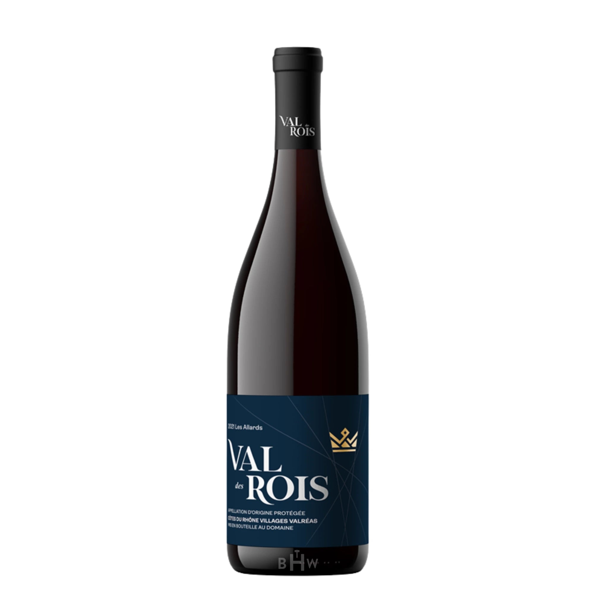 2021 Val Des Rois Cotes Du Rhone Les Allards wine bottle.