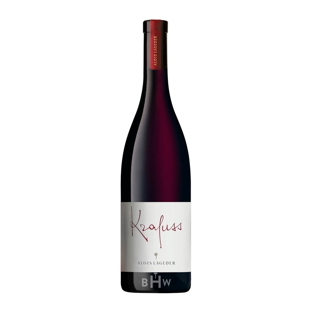 2022 Alois Lageder 'Krafuss' Pinot Noir Alto Adige single red wine bottle, curated by Big Hammer Wines.