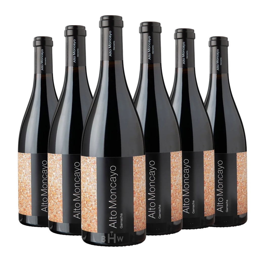 A 6-bottle pack of 2022 Alto Moncayo Moncayo Garnacha Campo de Borja red wine, curated by Big Hammer Wines