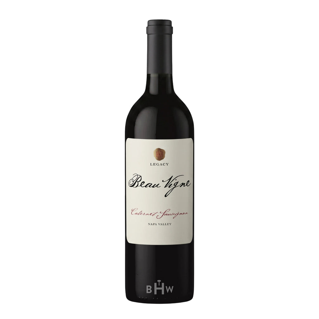 A bottle of 2022 Beau Vigne Legacy Cabernet Sauvignon red wine, curated by Big Hammer Wines.