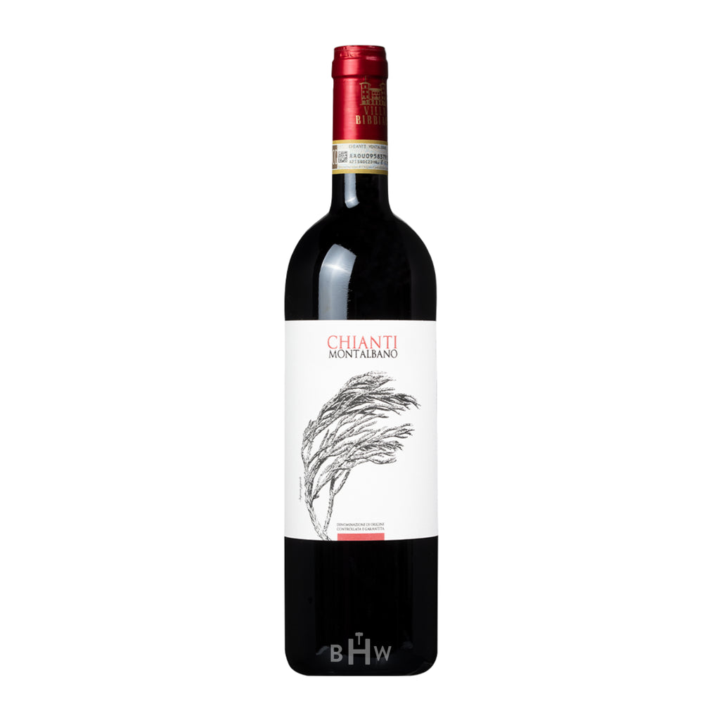2022 Bibbiani Chianti Montalbano DOCG red wine bottle, curated by Big Hammer Wines.