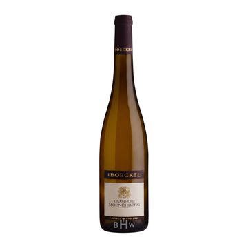 A bottle of 2022 Boeckel Moenchberg Pinot Gris Alsace Grand Cru white wine, curated by Big Hammer Wines.