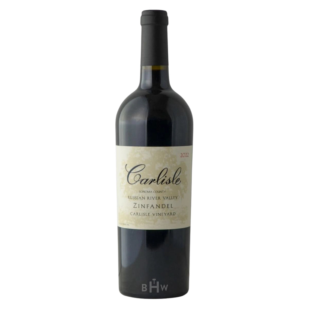 2022 Carlisle Papera Ranch Zinfandel Russian River Valley Sonoma County red wine 750ml bottle