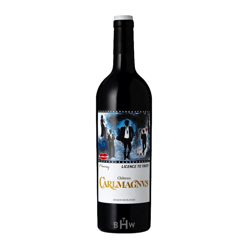 2022 Chateau Carlmagnus Fronsac wine bottle.