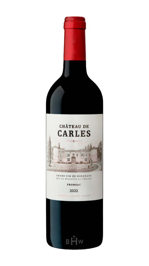 Château De Carles Red 2022 Château De Carles Fronsac Bordeaux FUTURES