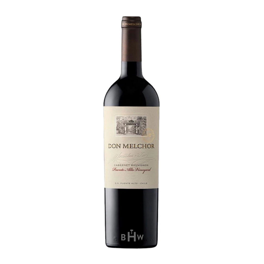 2022 Concha y Toro Don Melchor Cabernet Sauvignon Puente Alto Chile red wine bottle, curated by Big Hammer Wines.