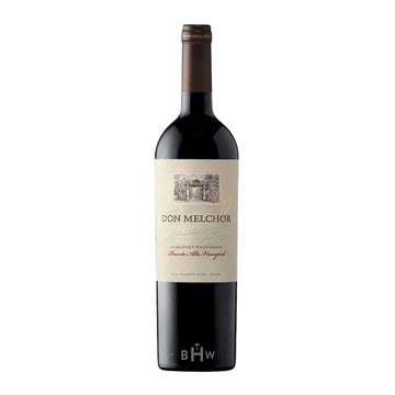 2022 Concha y Toro Don Melchor Cabernet Sauvignon Puente Alto Chile red wine bottle, curated by Big Hammer Wines.