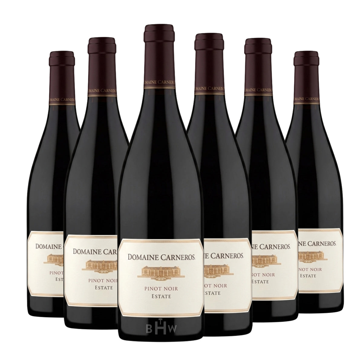 2022 Domaine Carneros Estate Pinot Noir Carneros 6-pack red wine bottles, curated by Big Hammer Wines.