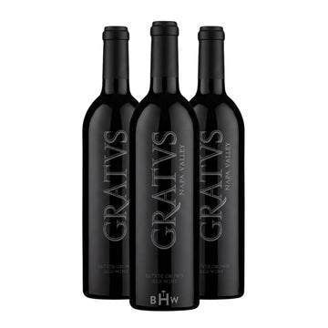 2022 Gratus Estate Red Blend Napa Valley 3-pack wine bottles, curated by Big Hammer Wines.