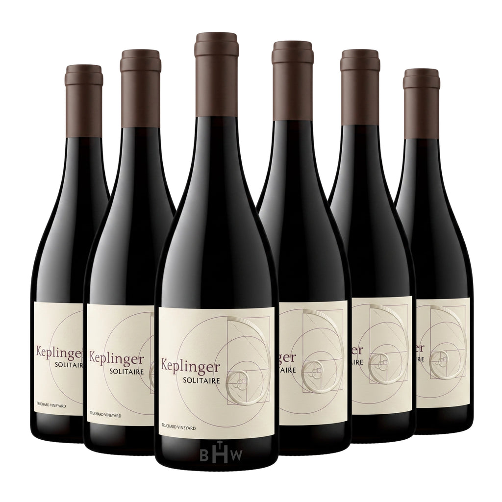 A 6-bottle pack of 2022 Keplinger Solitaire Syrah Truchard Vineyard Carneros 750ml red wine, curated by Big Hammer Wines.