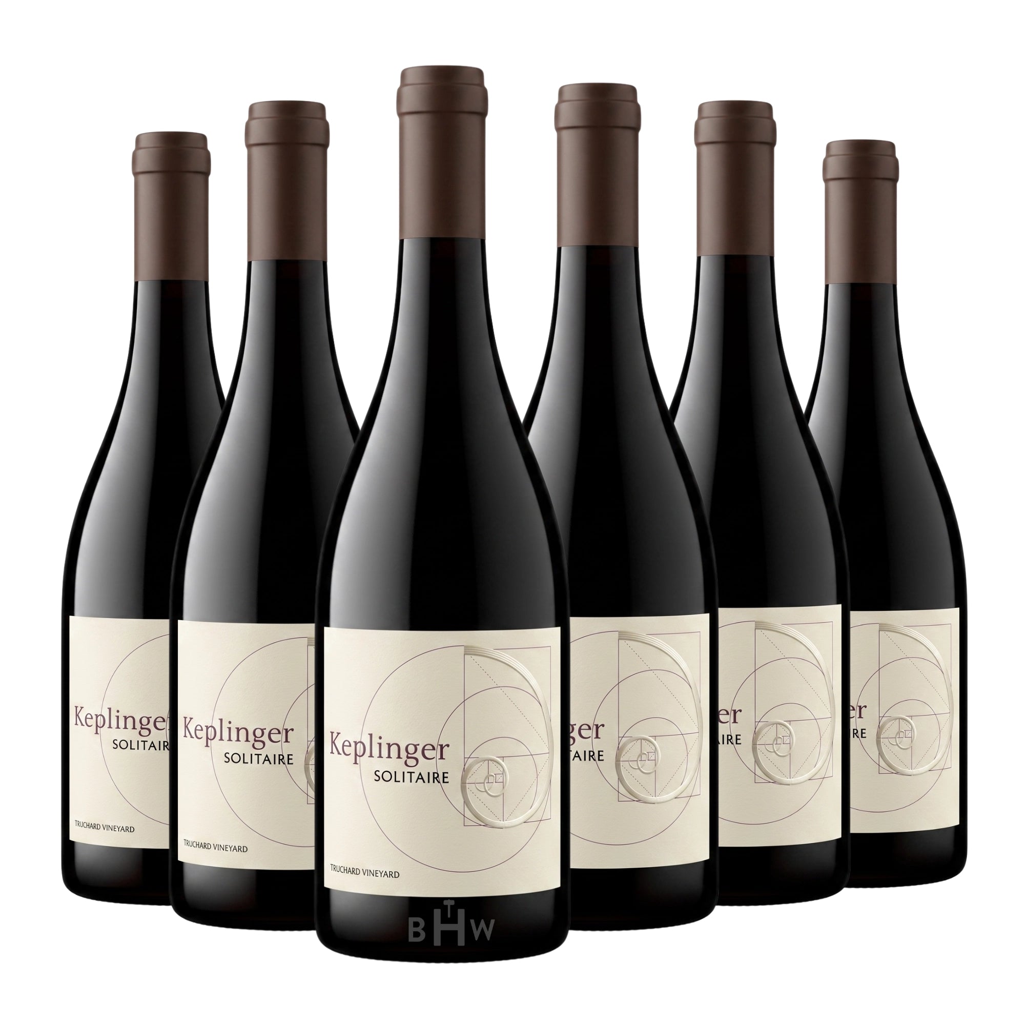 A 6-bottle pack of 2022 Keplinger Solitaire Syrah Truchard Vineyard Carneros 750ml red wine, curated by Big Hammer Wines.