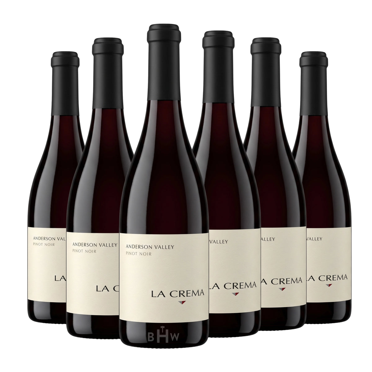2022 La Crema Pinot Noir Anderson Valley 6-pack red wine bottles, curated by Big Hammer Wines.
