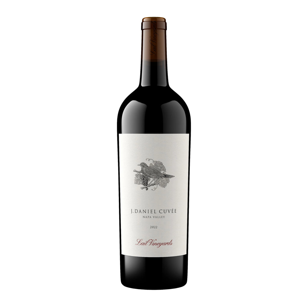 2022 Lail Vineyards J. Daniel Cuvée Cabernet Sauvignon Napa Valley, premium Napa Valley Cabernet Sauvignon, single 750ml bottle with elegant minimalist label, packed by Big Hammer Wines