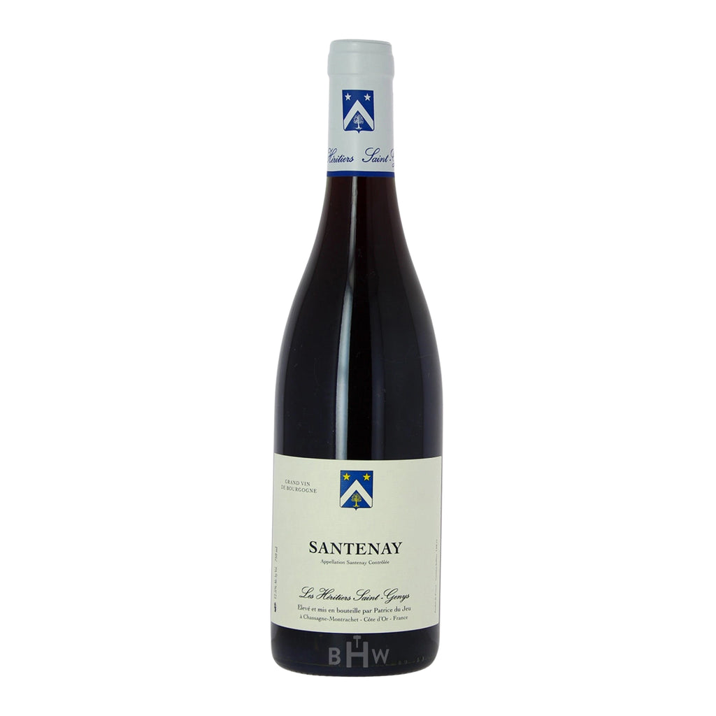 2022 Les Héritiers Saint-Genys Santenay Les Prarons Pinot Noir Burgundy wine, produced in the Côte de Beaune, 750ml bottle