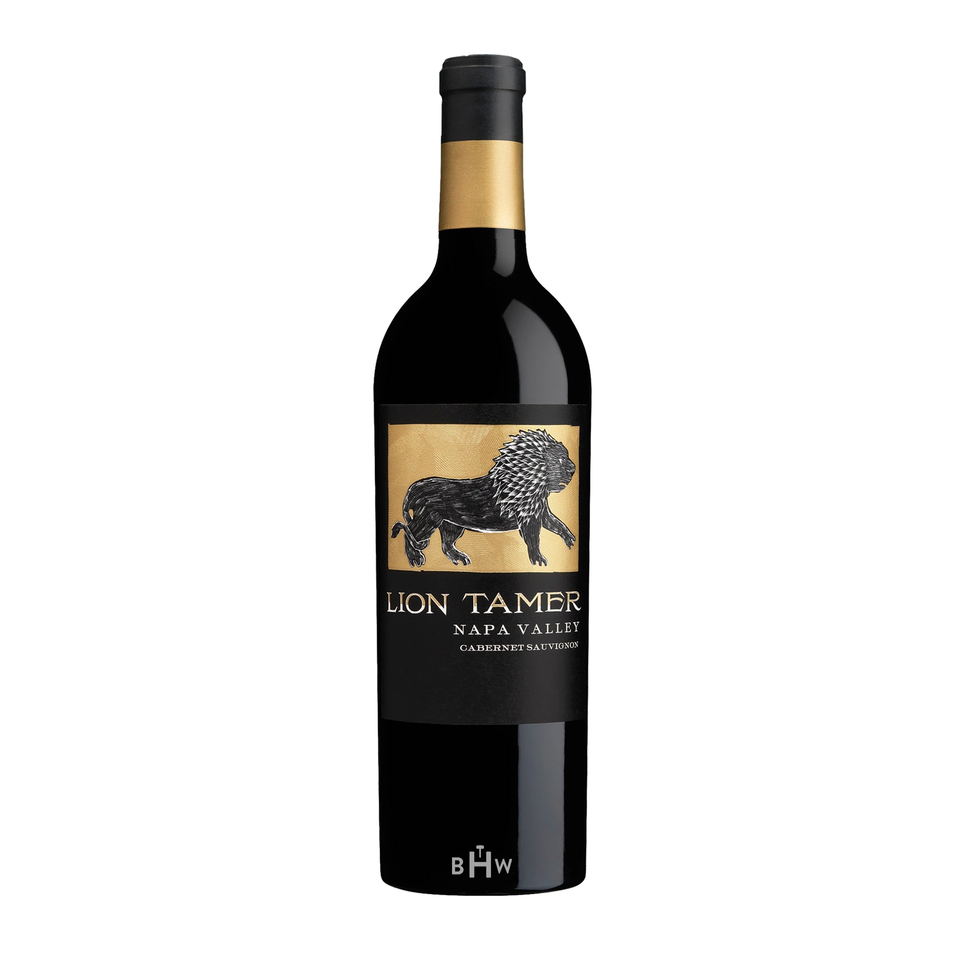2022LionTamerCabernetSauvignonNapaValley wine bottle with a white background