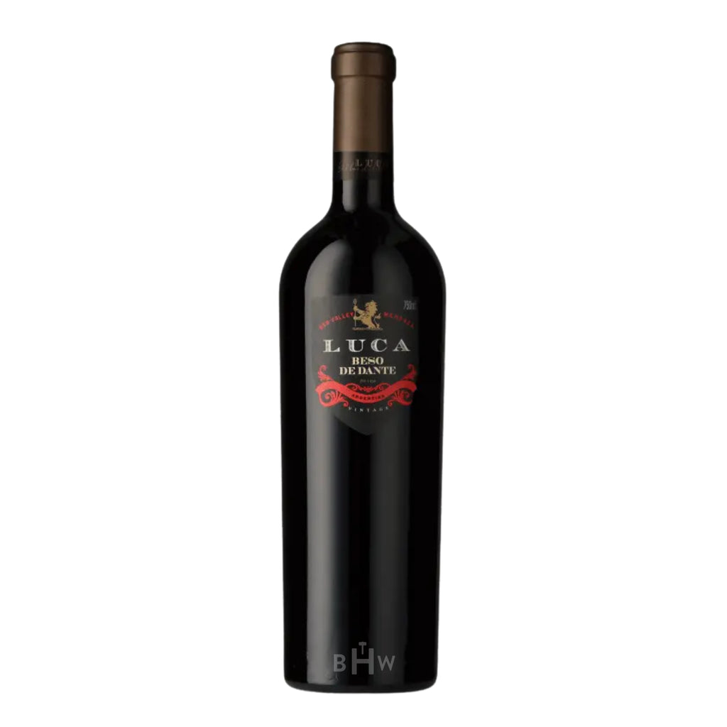 A single bottle of 2022 Luca Beso de Dante red wine from Uco Valley, Mendoza, curated by Big Hammer Wines.