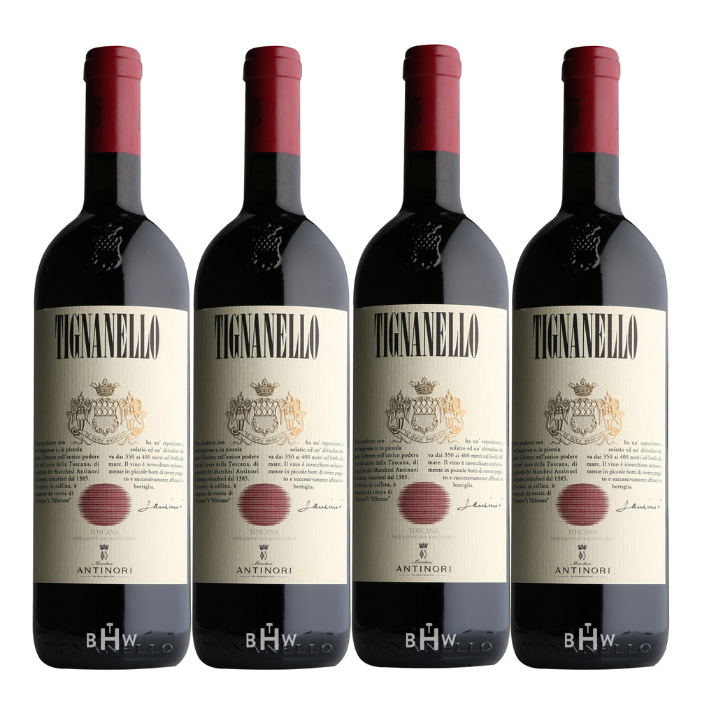 4 pack of 2022MarchesiAntinoriTignanelloToscanaIGT