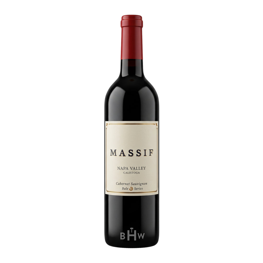2022 Massif Cabernet Sauvignon Napa Valley Calistoga Bale Series single red wine bottle, curated by Big Hammer Wines.
