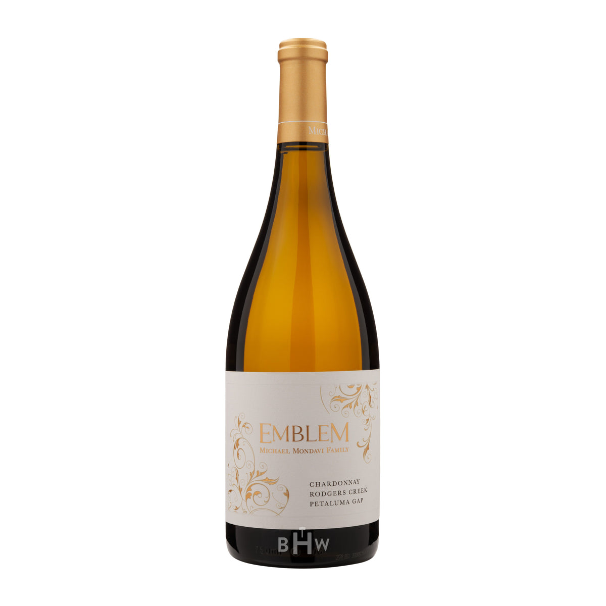 2022 Michael Mondavi Family 'Emblem' Rodgers Creek Vineyard Chardonnay Petaluma Gap white wine bottle, curated by Big Hammer Wines.