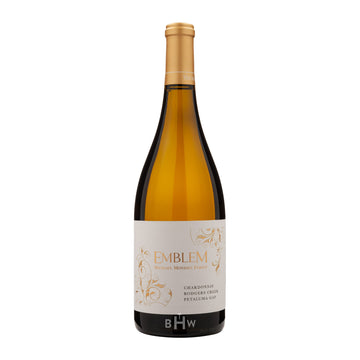 2022 Michael Mondavi Family 'Emblem' Rodgers Creek Vineyard Chardonnay Petaluma Gap white wine bottle, curated by Big Hammer Wines.