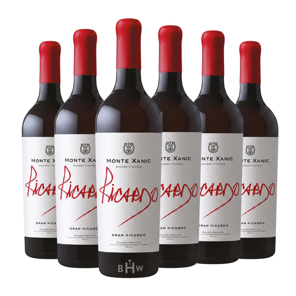 Six bottles of 2022 Monte Xanic Gran Ricardo Red Blend, curated by Big Hammer Wines.