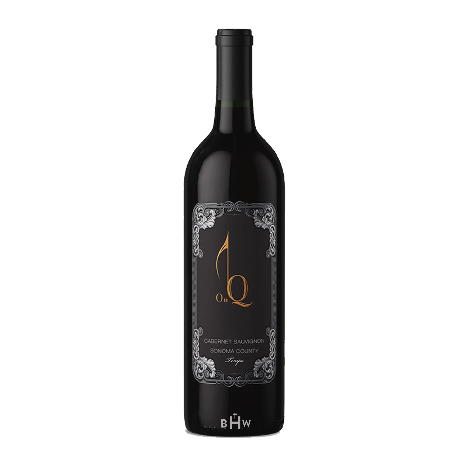 2022 On Q Tempo Cabernet Sauvignon Sonoma wine bottle.