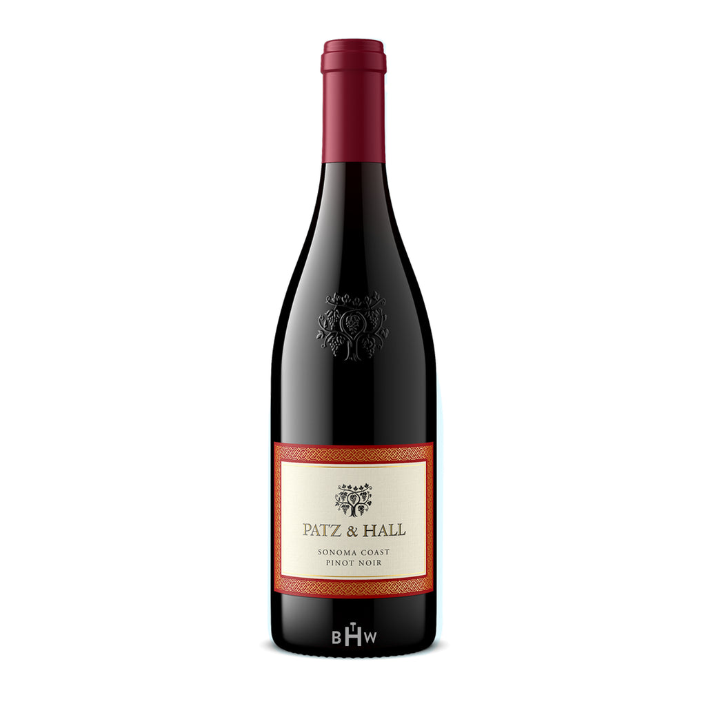 2022 Patz & Hall Pinot Noir Sonoma Coast wine bottle.
