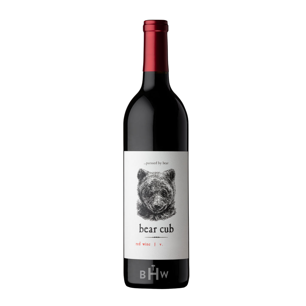 2022 Pursued by Bear 'Bear Cub' Red Wine Columbia Valley single red wine bottle, curated by Big Hammer Wines.