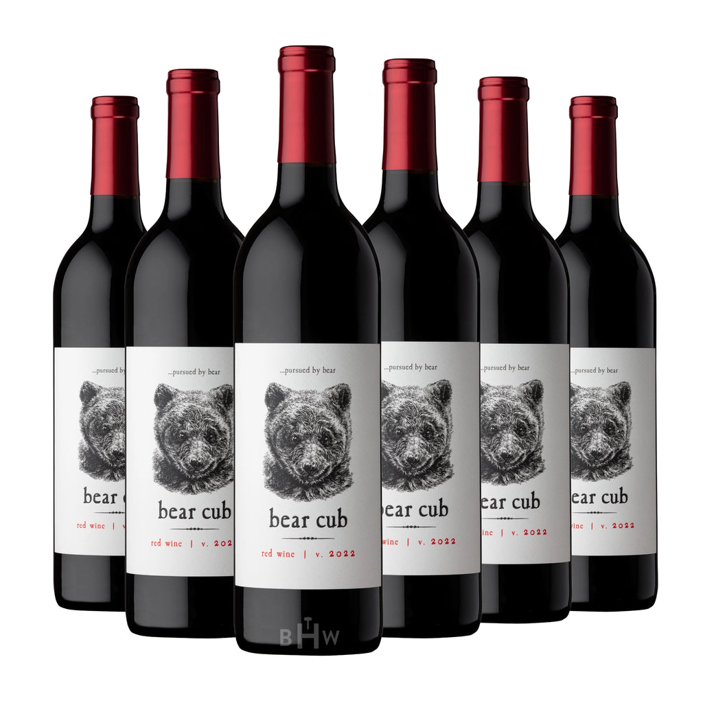 A 6-bottle pack of 2022 Pursued By Bear Bear Cub Columbia Valley 750ml red wine, curated by Big Hammer Wines.