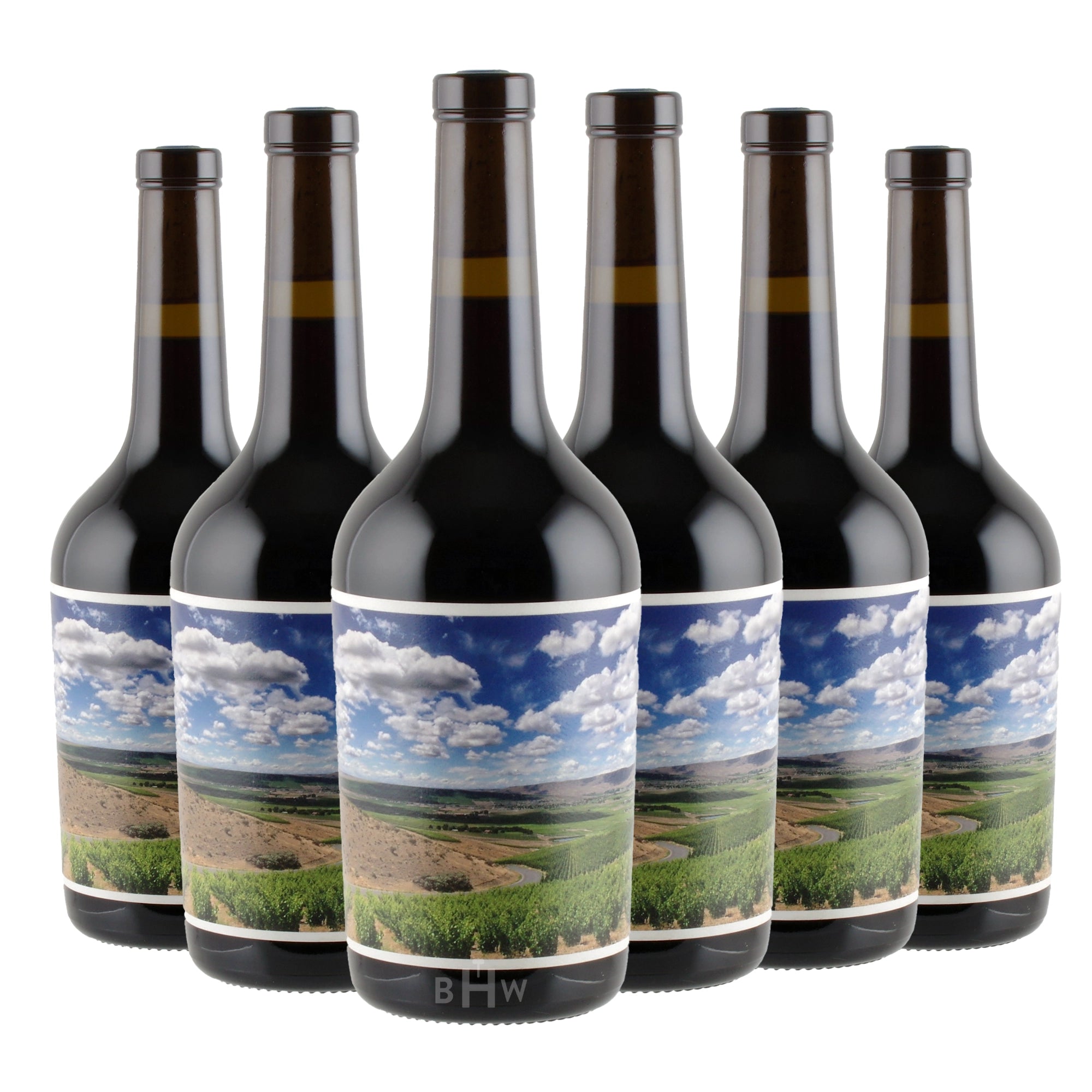 A 6-bottle pack of 2022 WeatherEye Estate Grenache Red Mountain 750ml red wine, curated by Big Hammer Wines.