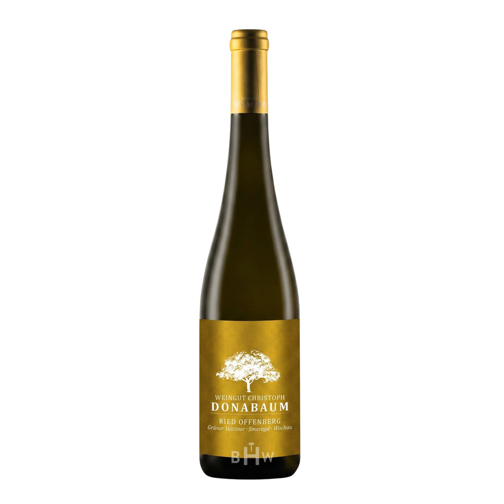 A bottle of 2022 Weingut Christoph Donabaum Ried Offenberg Grüner Veltliner Smaragd white wine from Wachau, Austria, curated by Big Hammer Wines