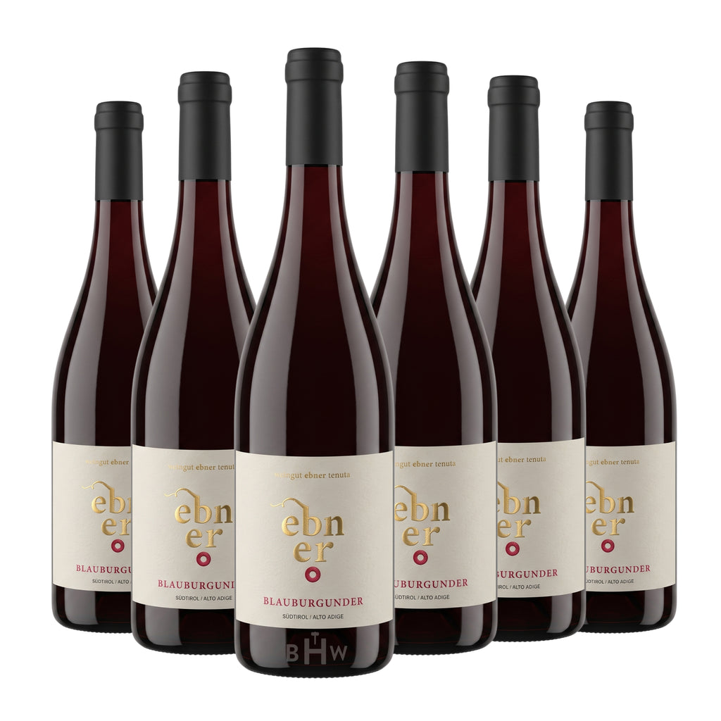 2022 Weingut Ebner Blauburgunder Pinot Nero Alto Adige DOC 6-pack red wine bottles, curated by Big Hammer Wines.