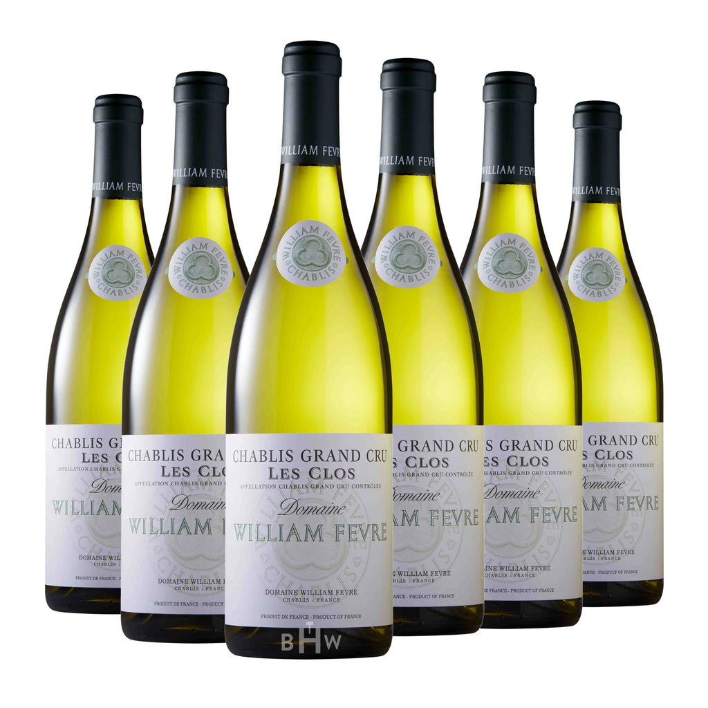 2022 William Fevre Les Clos Chablis Grand Cru 6-Pack from Domaine William Fevre, Burgundy France, premium Chardonnay 6x750ml bottles