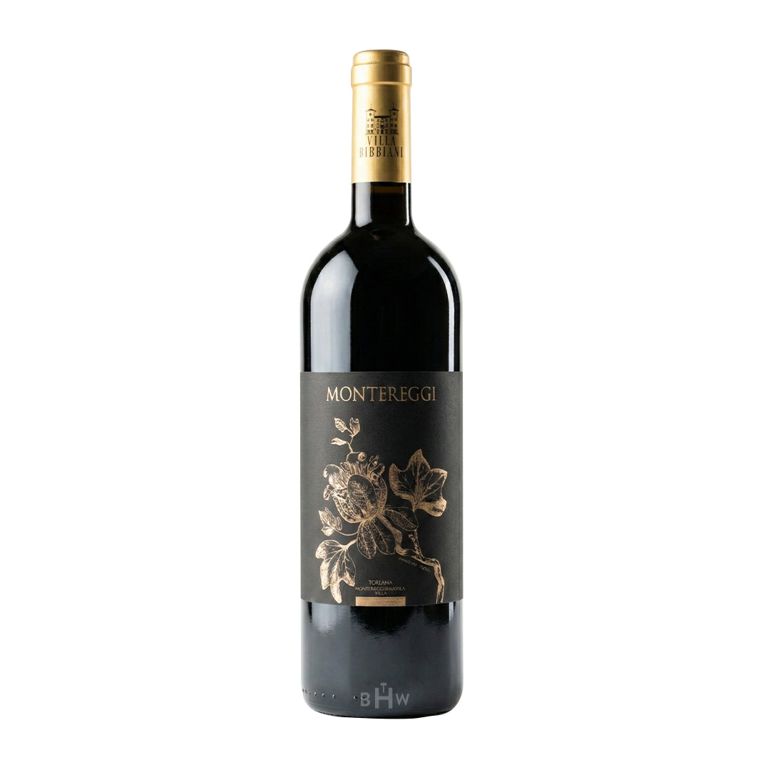2022 Bibbiani Montereggi Cabernet Sauvignon Rosso Toscano wine bottle.