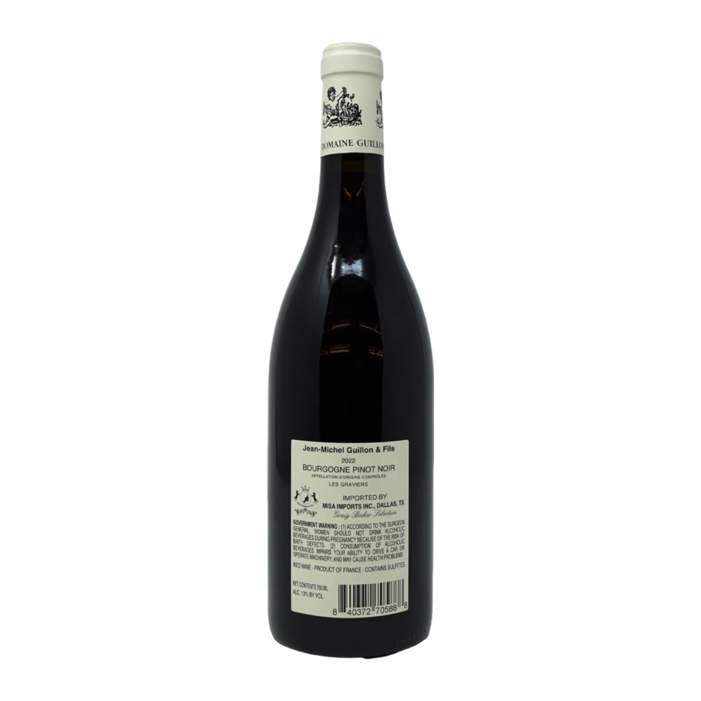 2022 Domaine Jean-Michel Guillon & Fils Bourgogne Les Graviers Pinot Noir