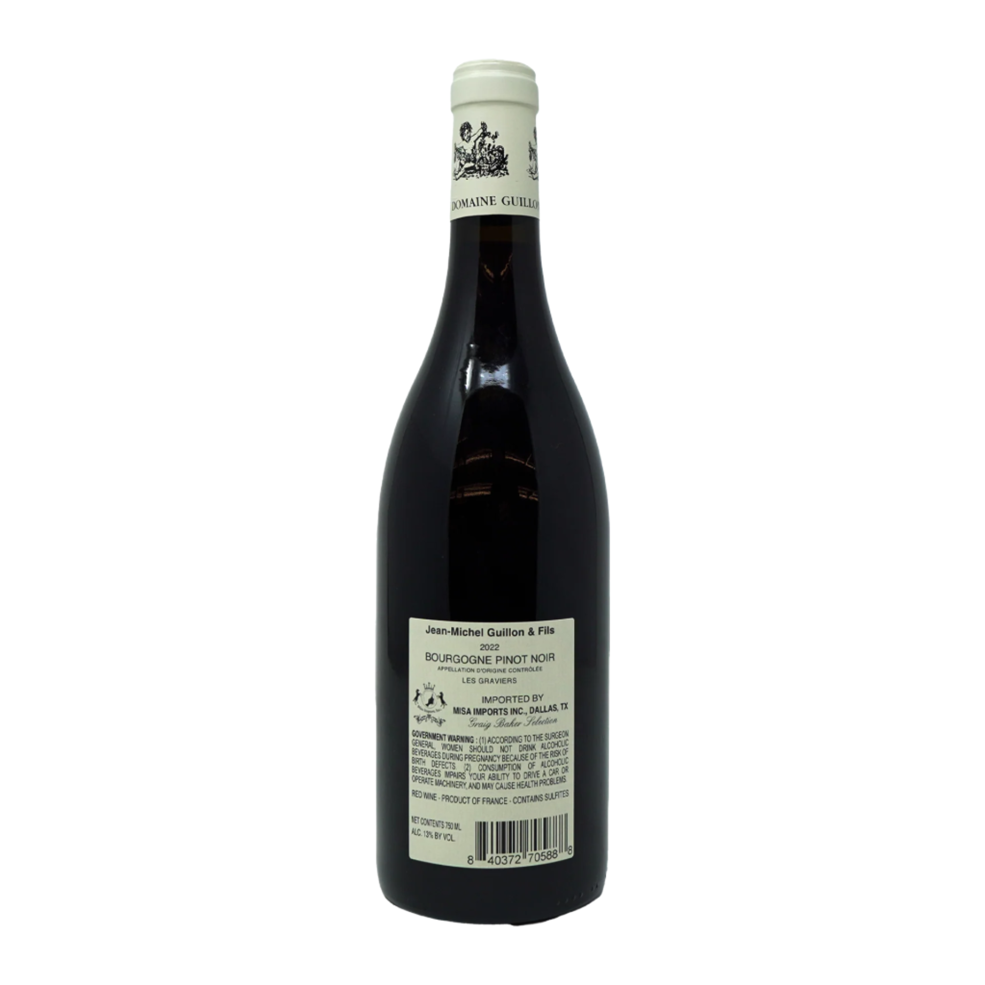 2023 Domaine Jean-Michel Guillon & Fils Bourgogne Les Graviers Pinot Noir