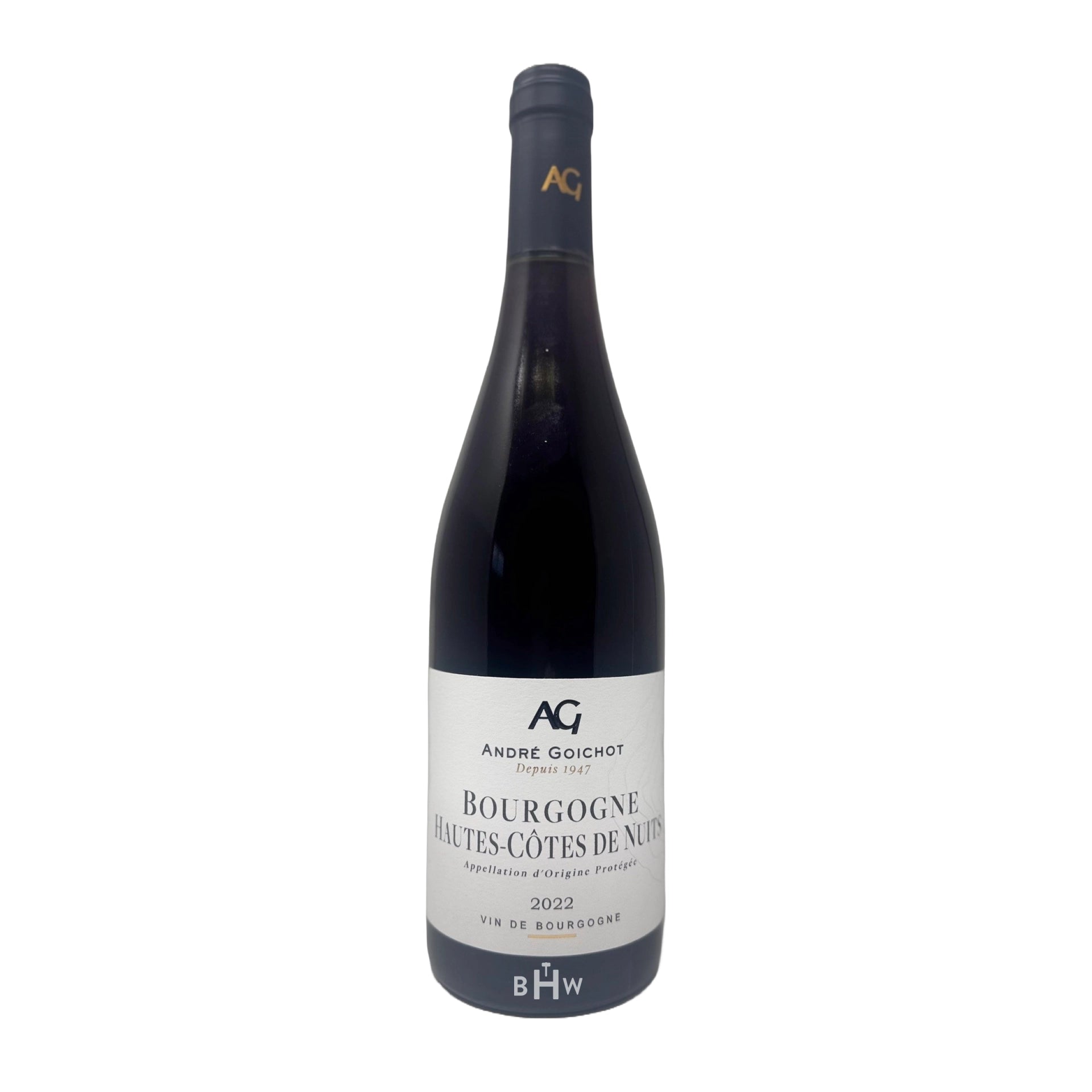 2022_Maison Andre Goichot Bourgogne bottle with label on a white background