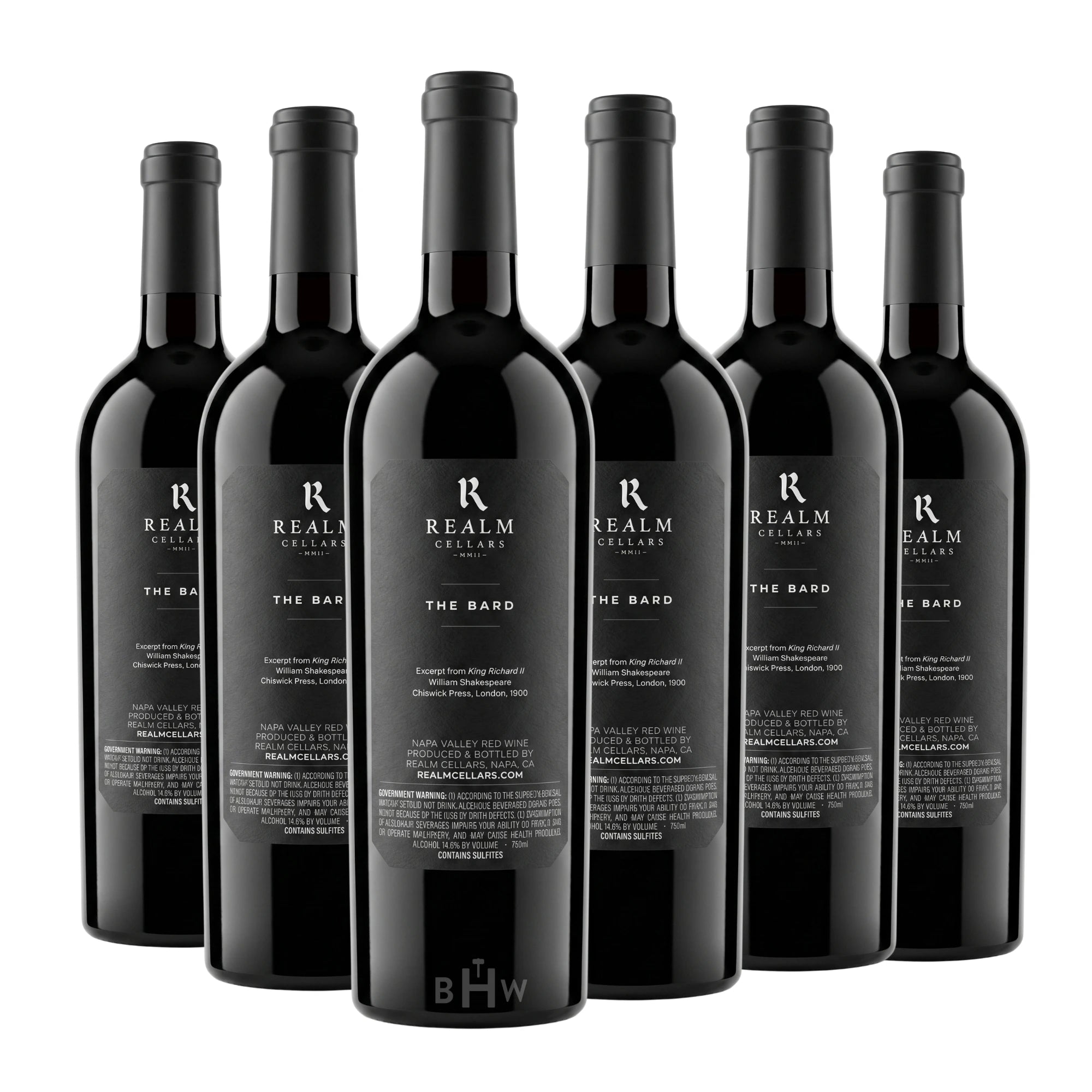 2022 Realm Cellars The Bard Proprietary Blend Napa Valley 6pk 6x750ml