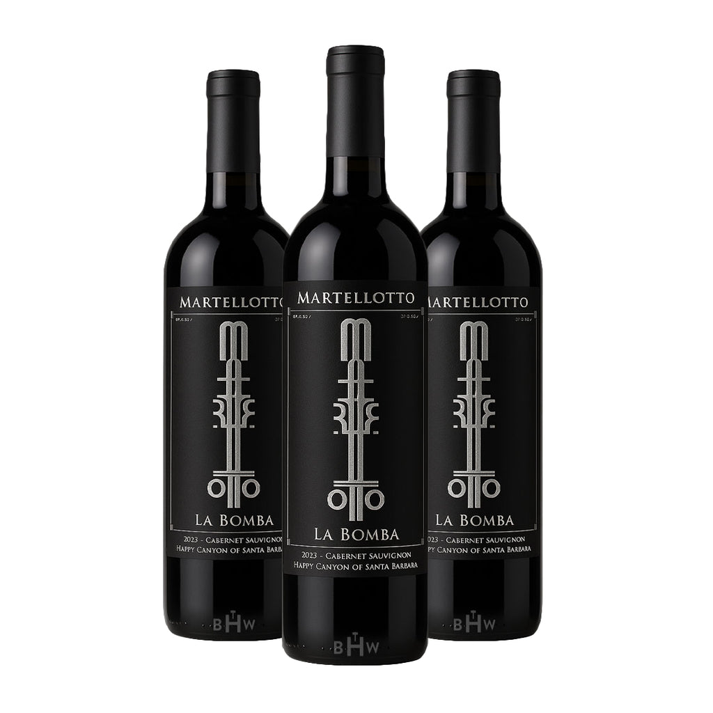 2023 Martellotto 'La Bomba' Cabernet Sauvignon Happy Canyon of Santa Barbara 3pk Sampler 3x750ml