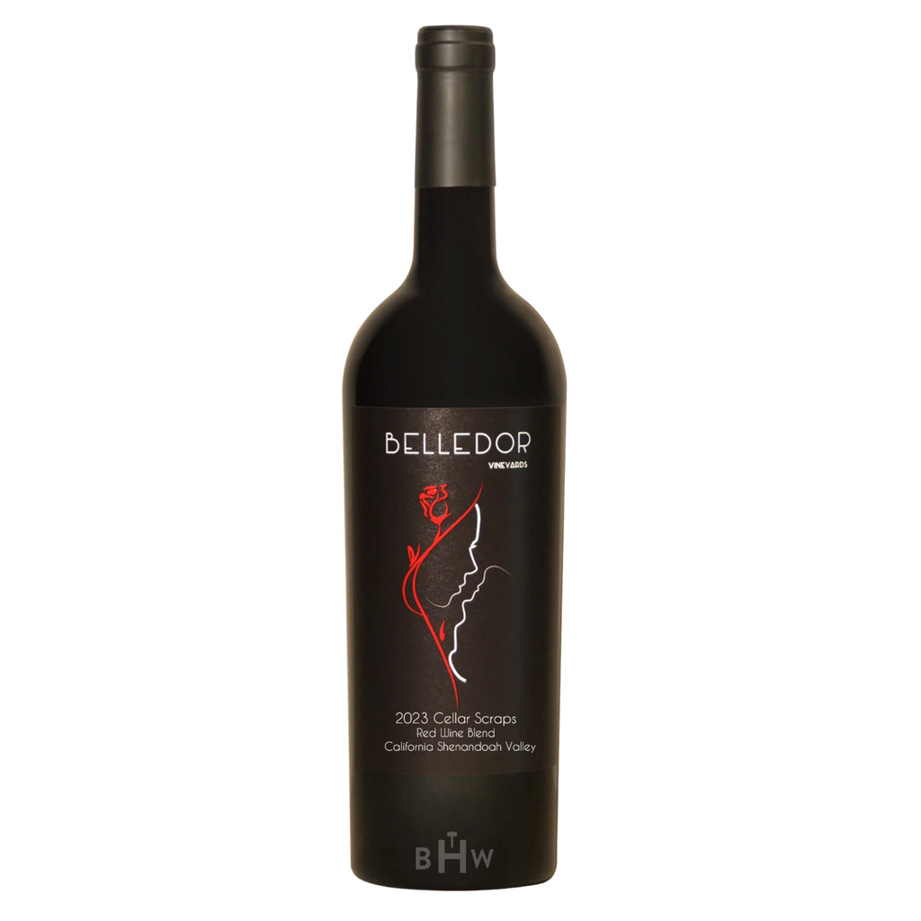 2023 Belledor Vineyards 'Cellar Scraps' Red Blend Shenandoah Valley CA wine bottle.