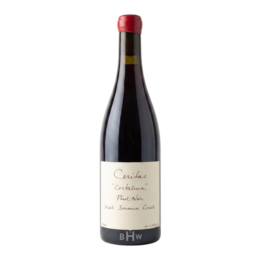 A bottle of 2023 Ceritas Costalina Pinot Noir California, curated by Big Hammer Wines.