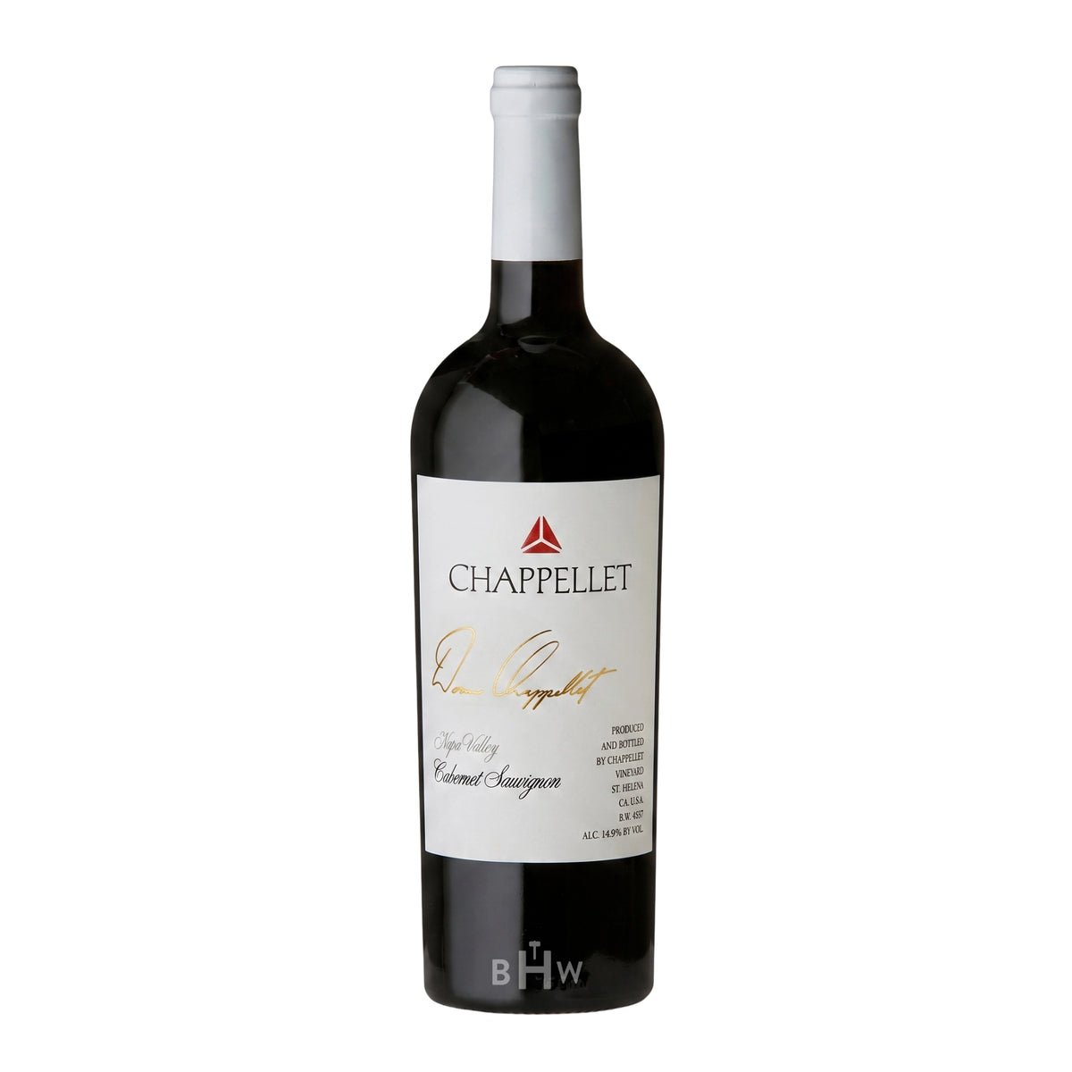 2023 Chappellet Signature Cabernet Sauvignon Napa Valley red wine bottle, curated by Big Hammer Wines.