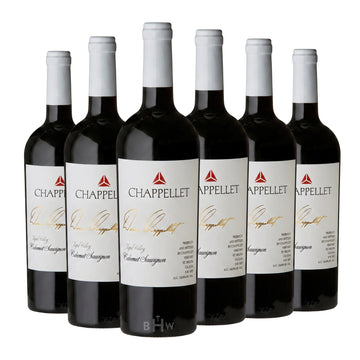 Six bottles of 2023 Chappellet Signature Napa Valley Cabernet Sauvignon red wine. Curated by Big Hammer Wines.