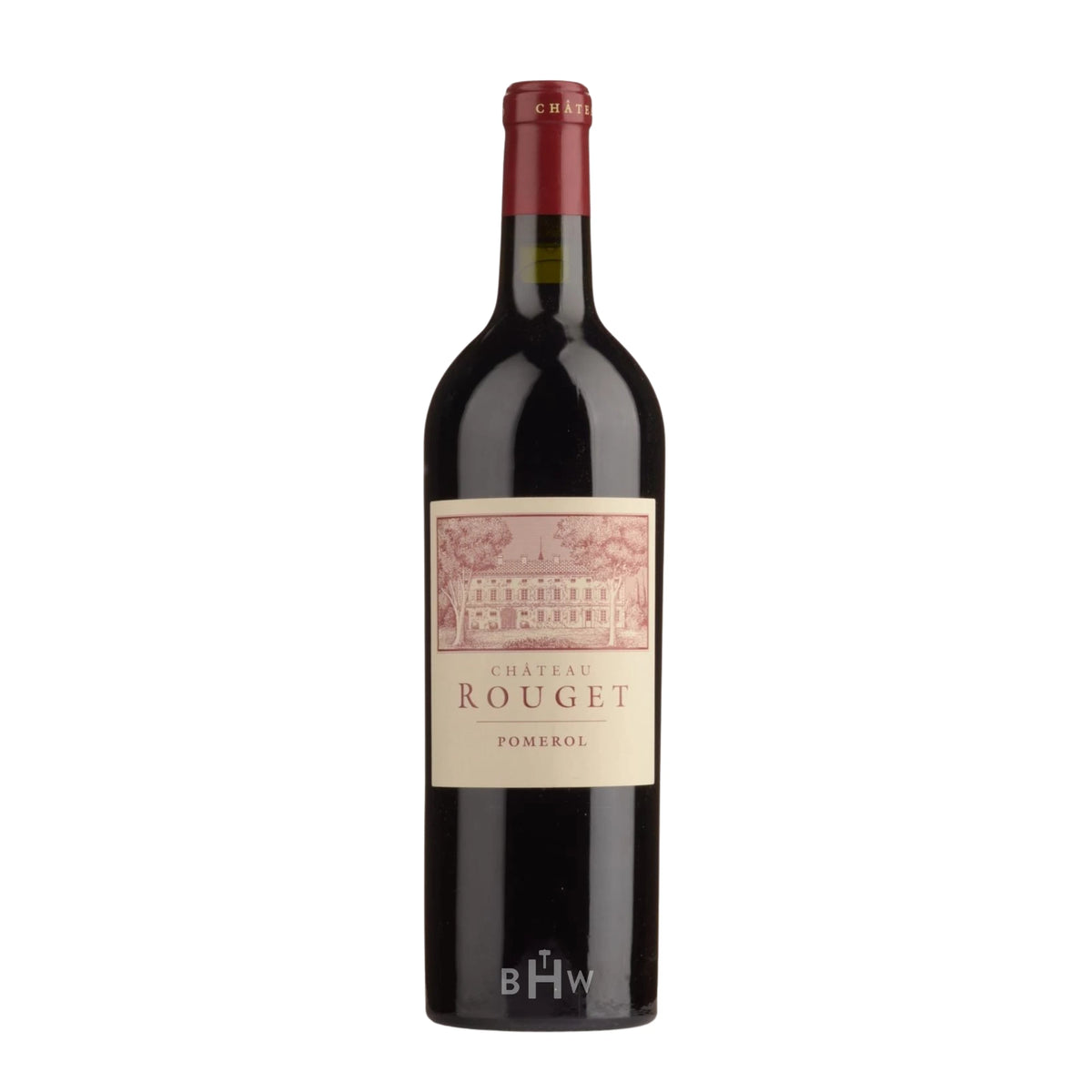 2023 Chateau Rouget Pomerol wine bottle. 