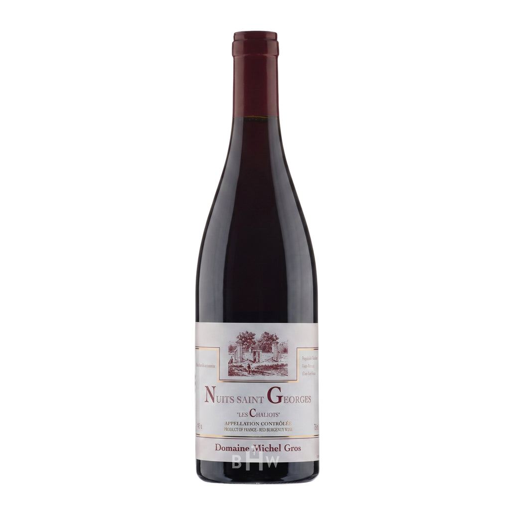2023 Domaine Michel Gros Nuits-Saint-Georges 'Les Chaliots' single red wine bottle, curated by Big Hammer Wines.