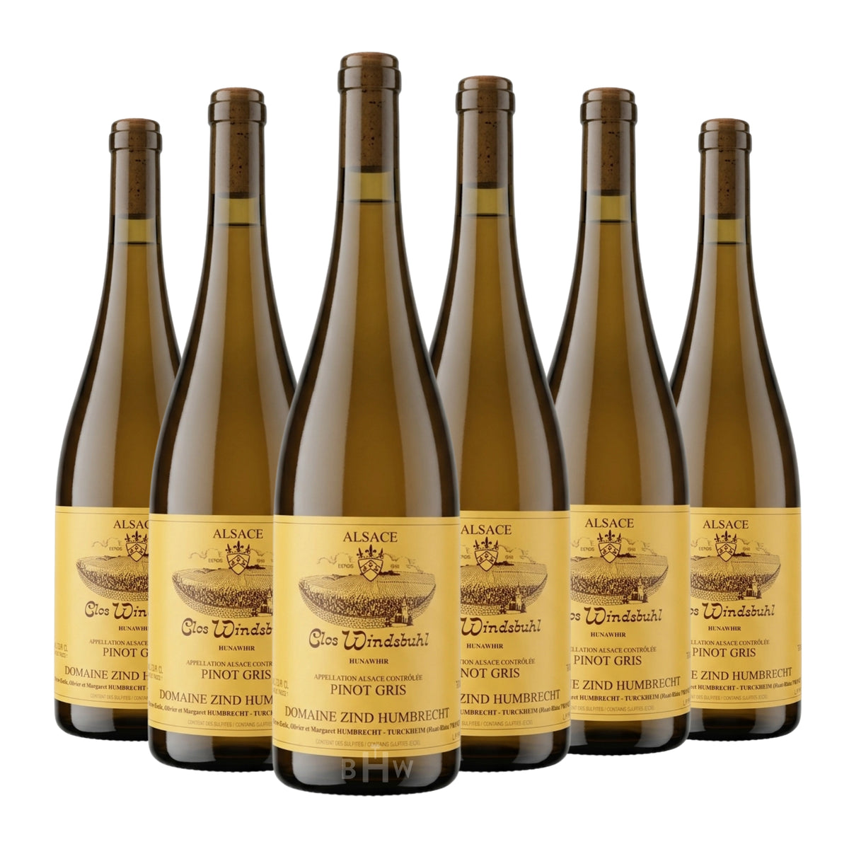 2023 Domaine Zind-Humbrecht Pinot Gris 'Clos Windsbuhl' Alsace 6-pack white wine bottles, curated by Big Hammer Wines.