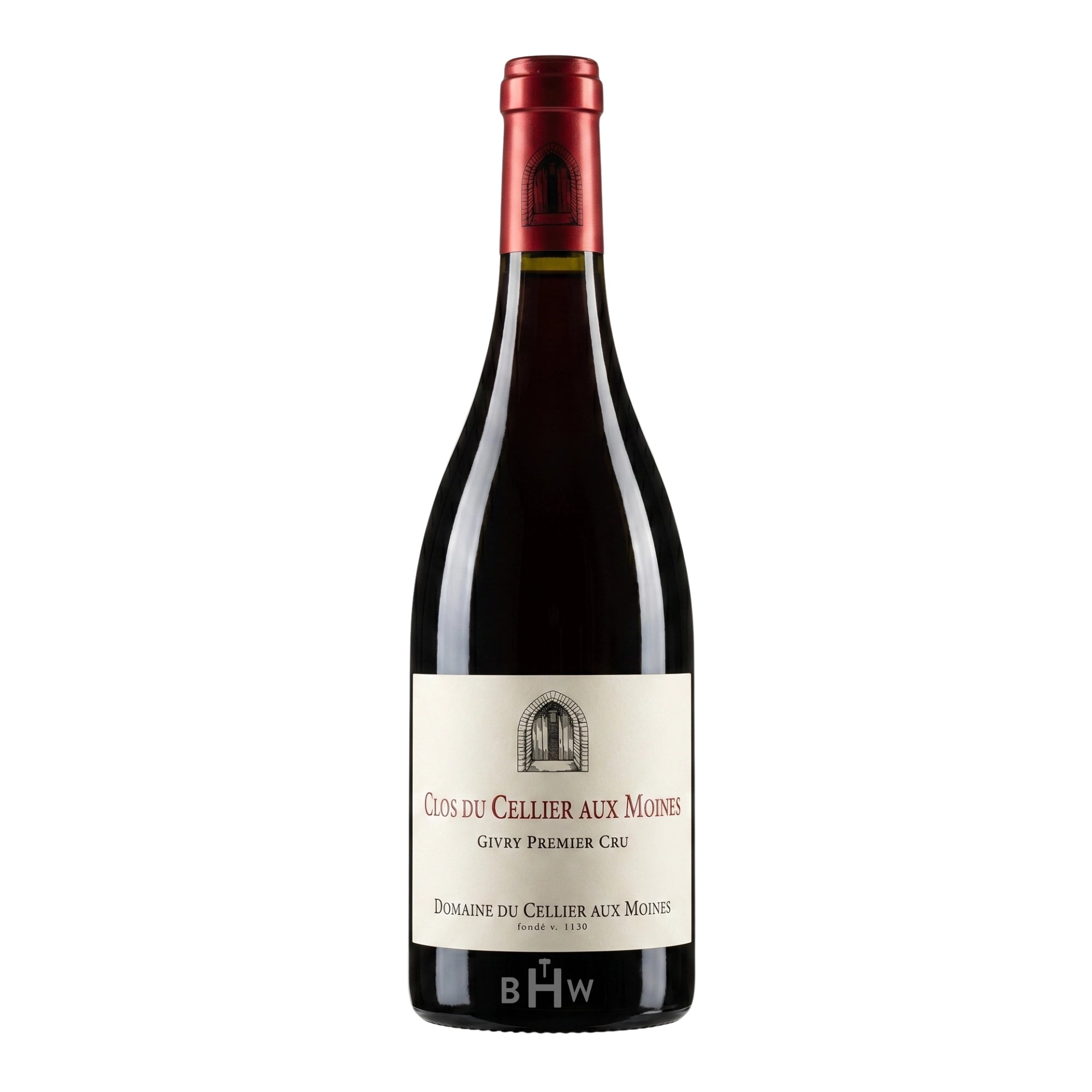 A bottle of 2023 Domaine du Cellier aux Moines Clos du Cellier aux Moines Givry Premier Cru Burgundy, curated by Big Hammer Wines.