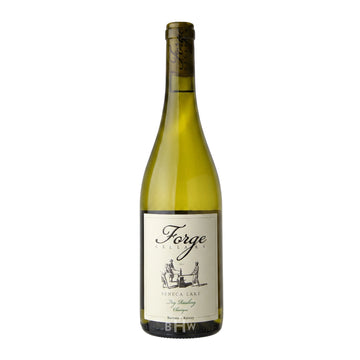 A bottle of 2023 Forge Cellars Classique Dry Riesling Seneca Lake New York white wine, curated by Big Hammer Wines.