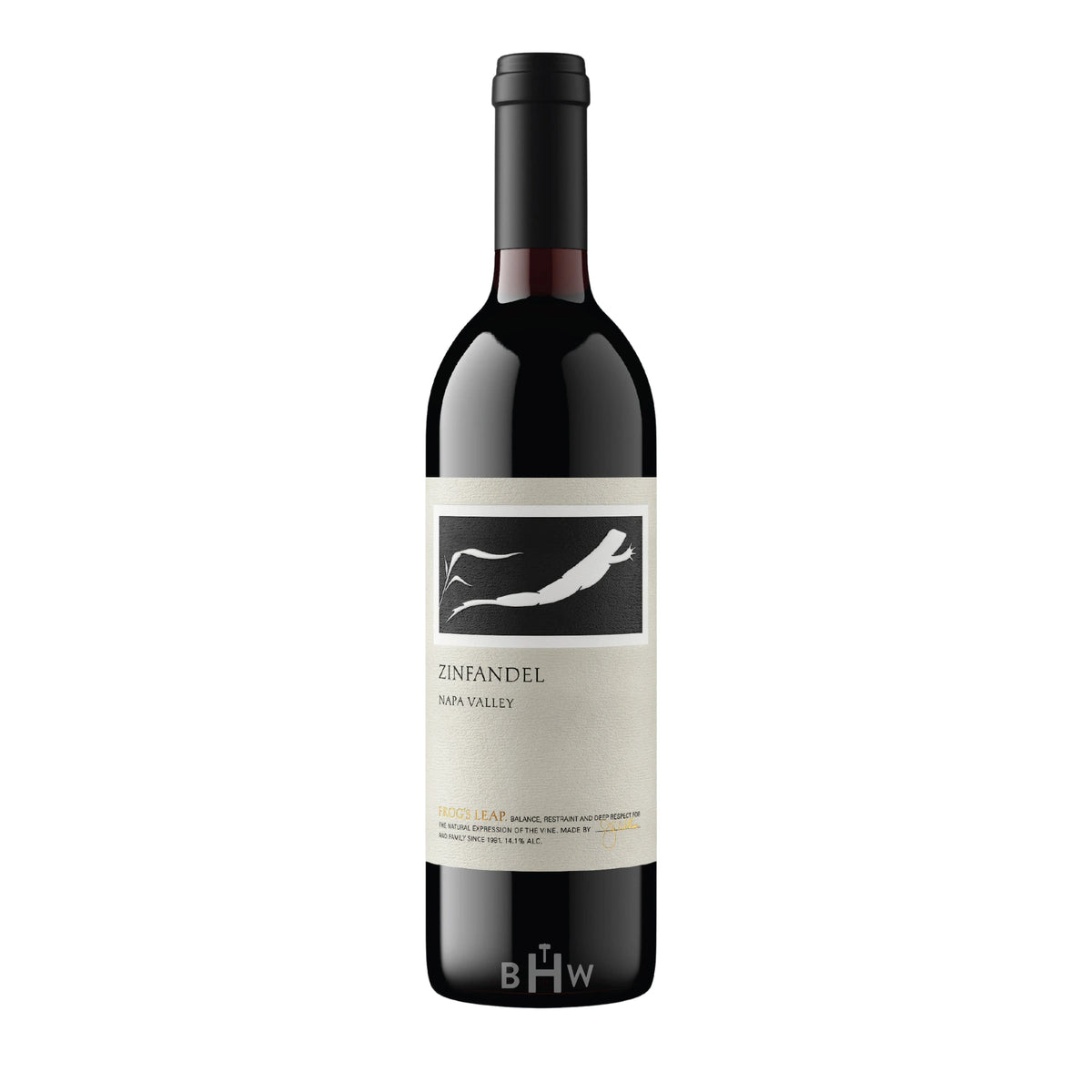 2023 Frog's Leap Zinfandel Napa Valley wine bottle.